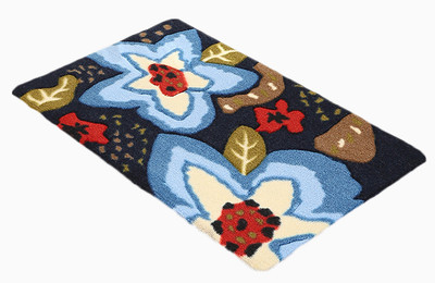 深谷之花地垫 一席流动的诗意，踏足自然的艺术